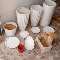 گلدان سرامیکی در حد نو