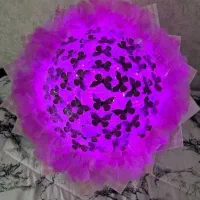 دسته گل پروانه ای چراغ دار
