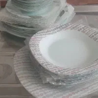 سرویس ارکوپال شیشه ای ۲۵ پارچه نو