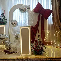 بادکنک گل آرایی سفره عقد  افتتاحیه بله برون نامزدی