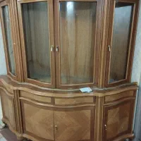 بوفه چوبی با آینه
