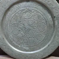 سینی قلم زنی قدیمی مسی