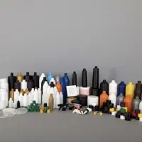 بطری پلی اتیلن و درب فلیپ تاپ