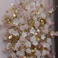 گل کریستالی با گلدان