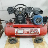 پمپ باد ۸۰ لیتری دو سیلندر