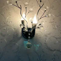دیوار کوب کریستال