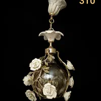 لوستر تک حبابی برنزی