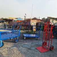 (تولیدی چرخ حمل بار پاپ)گاری دستی چهار دو سه باربر