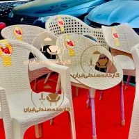 میز و صندلی پلاستیکی طرح مهدی نهارخوری باغی غذاخور
