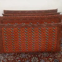 پشتی ماشینی سنتی ترکمن