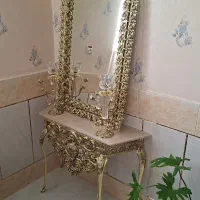 آینه و شمعدان و میز آینه