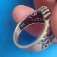 انگشتر نقره چشم ببر