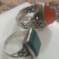دوعددانگشترنقره 22گرم