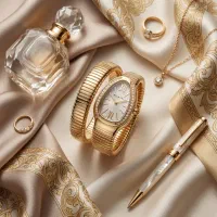 ساعت زنانه مار طلایی BVLGARI کیفیت AAA