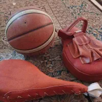 میت ورزشی  چرم اصلی و توپ بسکتبال