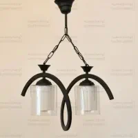 لوستر آویز دوشعله وسه شعله