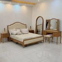تخت خواب دونفره   / طرح و رنگ منتوع مدل کاترینا