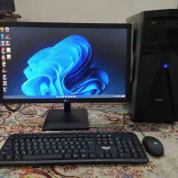 کامپیوتر گیمینگ i5 رم 16 گرافیک 8 مانیتور 22