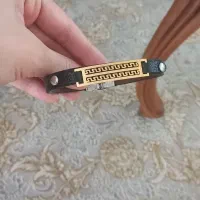 دستبند چرم اصل