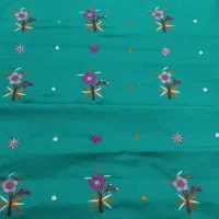 گلدوزی گل اطلس کاملا قدیمی