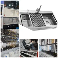تکی کلی سینک باکسی گرانیتی 40% گاز توکار هود TR61
