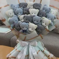 بوکت خرسی و دسته گل عروسکی جاودان