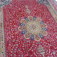 فرش 12متری 500شانه. آجیل خوری .گلدان سفالی طرح چوپ