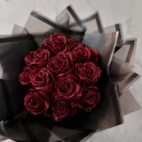 دسته گل روبانی