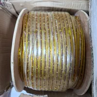 ریسه شلنگی زرد با سوکت