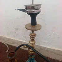 قلیون برنجی،خوب،با شلینگ درجه یک،صفر بدون استفاده