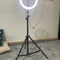 رینگ لایت کوچک با پایه و هولدر موبایل
