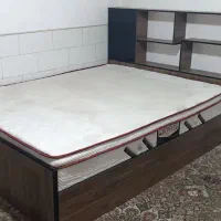تخت خواب دونفره با تشک طبی دورو رویال اصل در حد نو