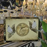 تابلو ۲ پروانه اینه کاری وانیکاد جدید بزرگ