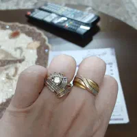 انگشترهای طلا با۲درصد نیم ست نونو ۵درصد تعویض دارم