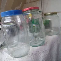 شیشه تمیز برای ادویه و گلدان سرامیکی