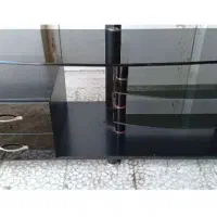 میز تلوزیون شیشه ای سالم