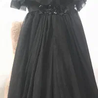 پیراهن مشکی مجلسی پرنسسی