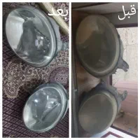 شفاف سازی چراغ خودرو