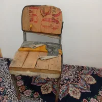 چهار عدد صندلی آهنی