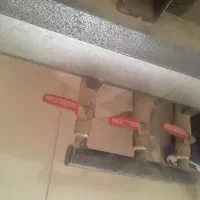اجاق گاز سه شعله بزرگ در حد نو بسیار کم کار