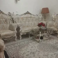 مبل استیل 7نفره به همراه میزناهارخوری 6نفره