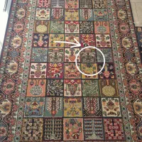 ۳عدد قالیچه مستطیل ۲ عدد قالیچه گرد