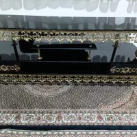 میز تلویزونی برنز شیشه ای۱۴۰ سانت