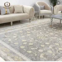 2 تخته فرش 1500 شانه طلاکوب گل برجسته