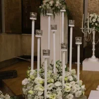 فروش یک جفت شمعدان فلزی