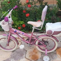 دوچرخه ۱۶ صورتی رنگ تمیز وسالم