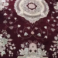 فرش ۱۲متری رنگ زرشکی
