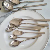 سرویس قاشق وچنگال یونیک ۱۴۲پ استیل ۲۴نفر