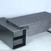 میز مدیریت فلزی صفحه mdf وکیوم شده