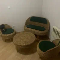 مبل حصیری ۴ نفره